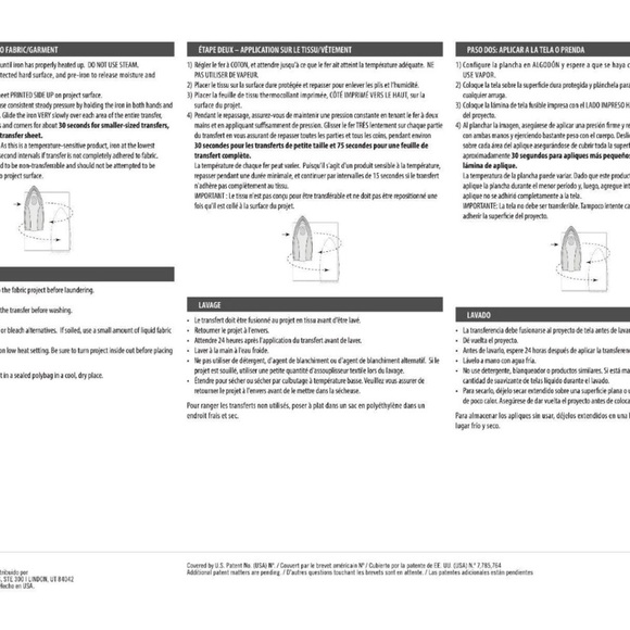 Jolee's Easy Image Fusible Cotton Transfers 4 packs of 10 -For Light Fabrics NEW - Picture 7 of 7